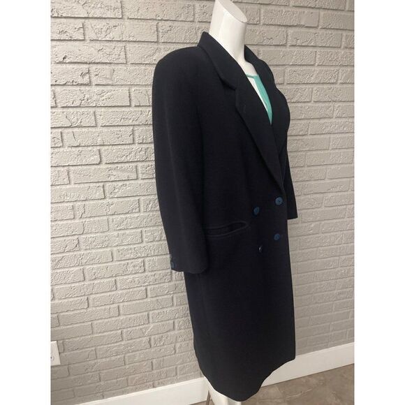 Joseph Janard Long Cashmere Blend Double Breasted Coat Size 36 - Picture 3 of 10